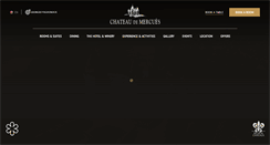 Desktop Screenshot of chateaudemercues.com